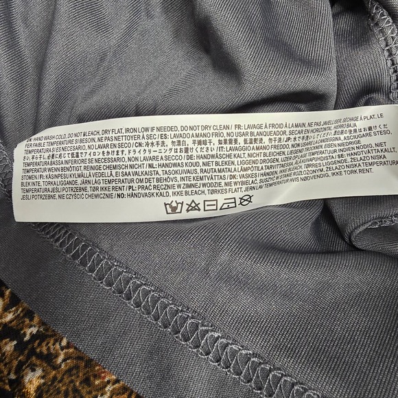 Moon River Floral Maxi Dress Ruffle Maxi Size L Boho Cottagecore Prairie Tiered - Picture 9 of 13